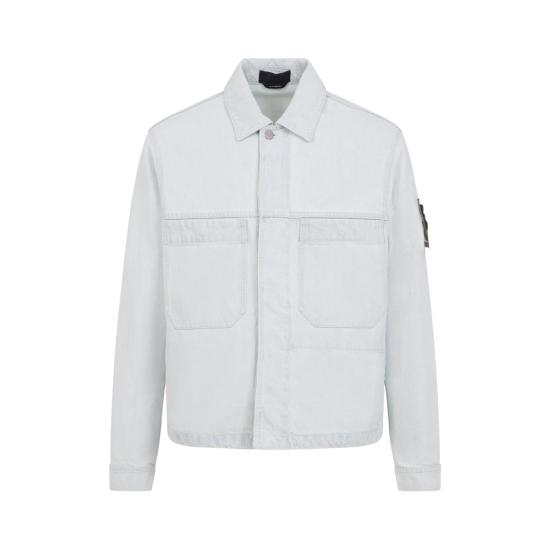 26SS 스톤 아일랜드 자켓 L1S144100006 S00J9 VJ203 BLUE EXTRA BLEACH