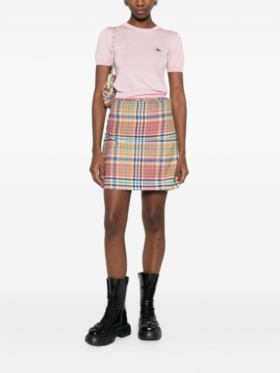 26SS 비비안웨스트우드 미디 스커트 1F020006 W01CD O215 Pink - VIVIENNE WESTWOOD