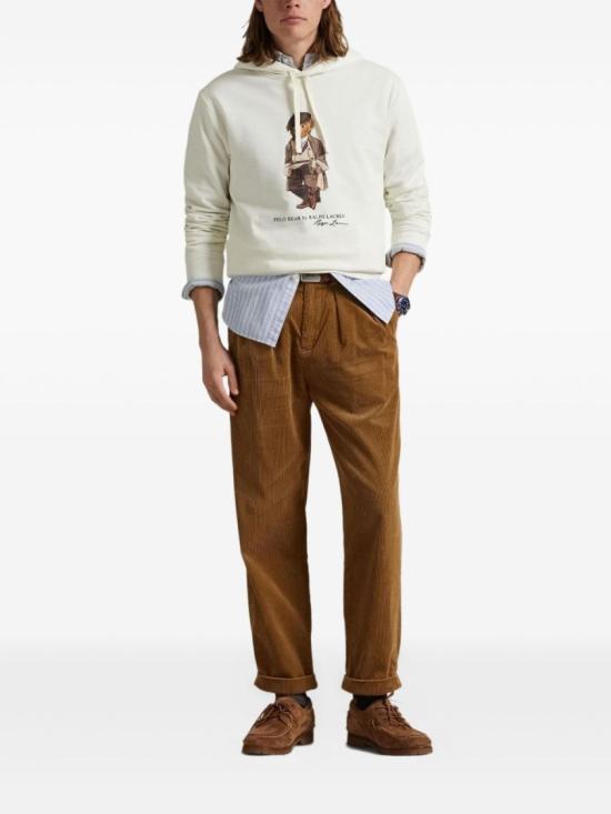 25FW 폴로 랄프로렌 후드 티셔츠 710980306001 White - POLO RALPH LAUREN