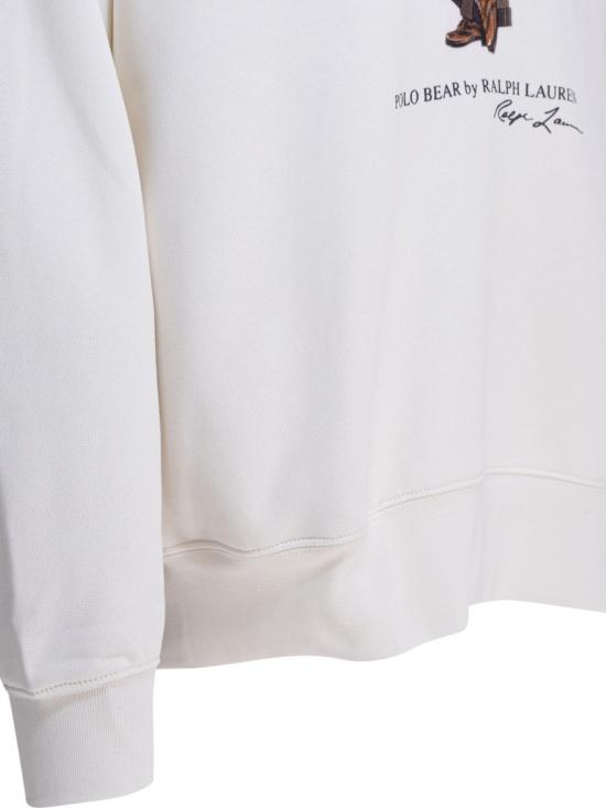 25FW 폴로 랄프로렌 후드 티셔츠 710980306001 White - POLO RALPH LAUREN