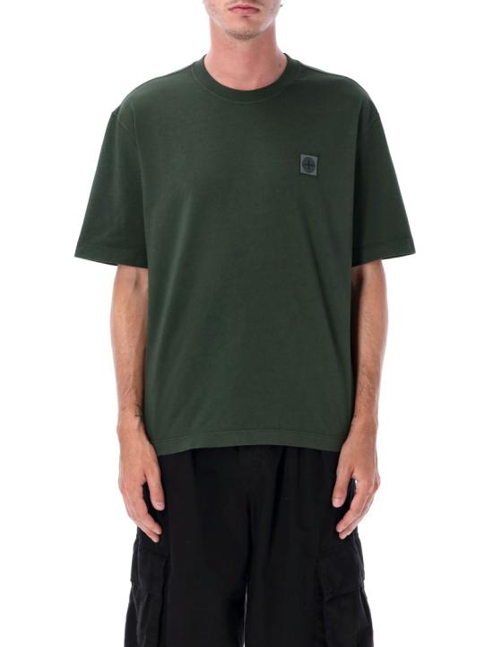 25FW 스톤 아일랜드 반팔 티셔츠 S152100025S0115 Green