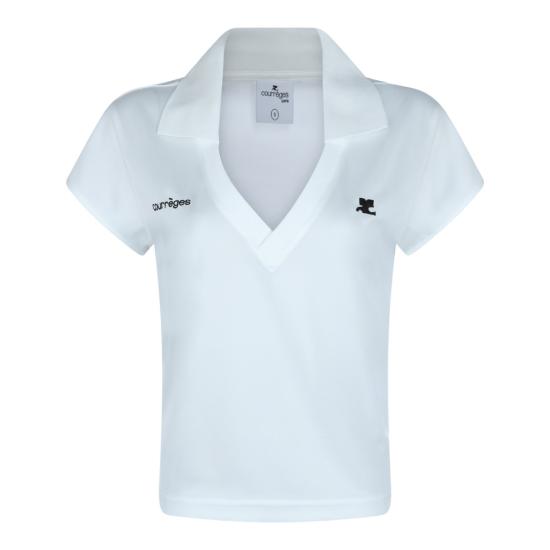26SS 쿠레쥬 반팔 티셔츠 126JPO057JS0195B166 White