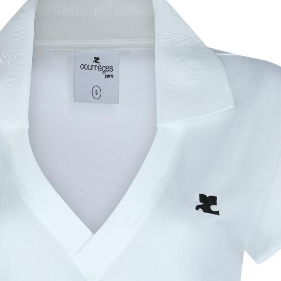 26SS 쿠레쥬 반팔 티셔츠 126JPO057JS0195B166 White - COURREGES