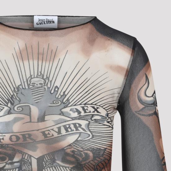 26SS 장 폴 고티에 긴팔 티셔츠 2601WTO456M026P Grey - JEAN PAUL GAULTIER