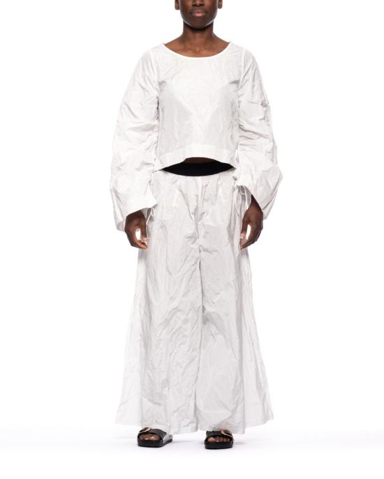 25FW 마리아 칼데라라 스트레이트 팬츠 T366 White