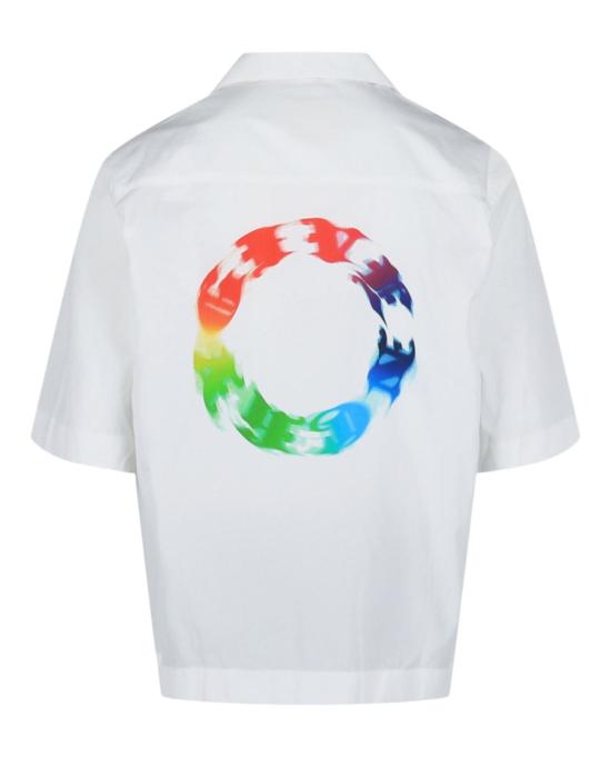  지방시 반팔 셔츠 BM60YG 14M6 100 10002 39 White - GIVENCHY