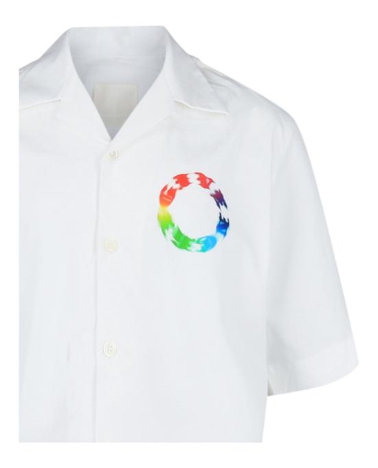  지방시 반팔 셔츠 BM60YG 14M6 100 10002 39 White - GIVENCHY