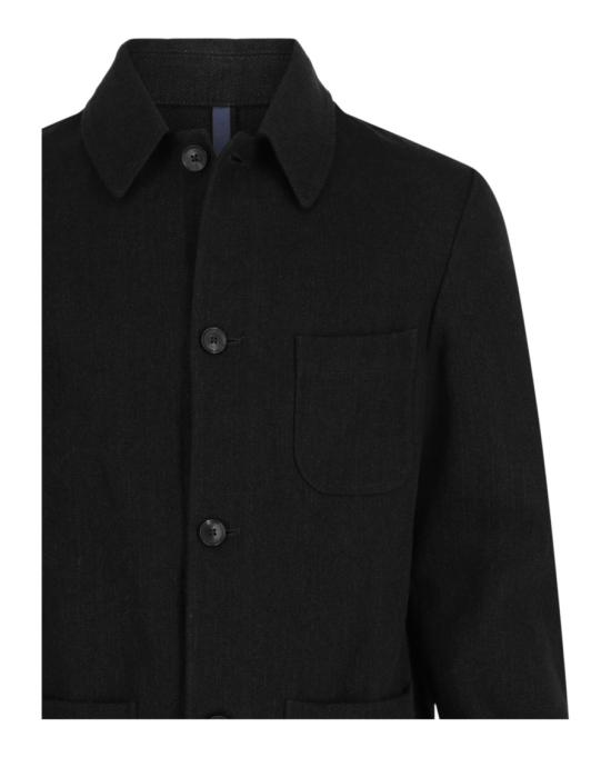  슬로웨어 긴팔 셔츠 63M609 M4564 990 00002 48 Black - SLOWEAR