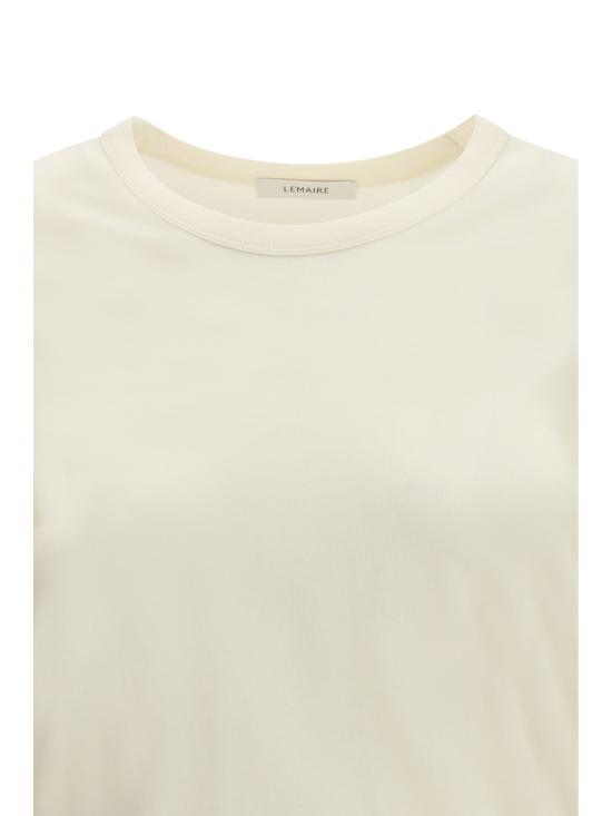 26SS 르메르 저지 티셔츠 TS0002LJ1016 WH048 CREAM - LEMAIRE