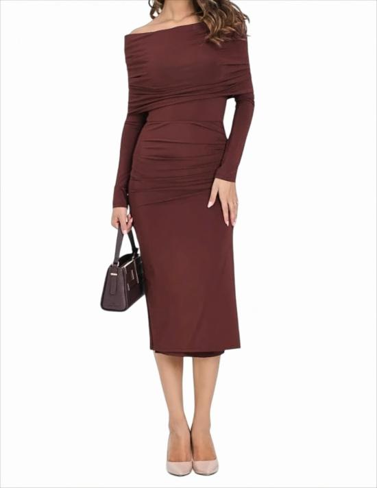 25FW 막스마라 미디 원피스 2526626051600 002 White