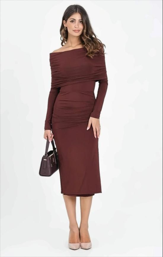 25FW 막스마라 미디 원피스 2526626051600 002 White - MAX MARA