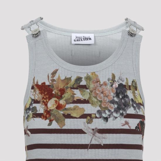 26SS 장 폴 고티에 롱 원피스 2601WDR120J041P Grey - JEAN PAUL GAULTIER