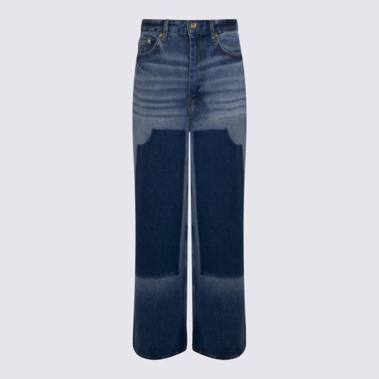 26SS 가니 페이드 이펙트 진 A1100060091 Blue - GANNI