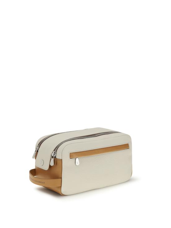 26SS 브루넬로 쿠치넬리 뷰티 케이스 MWATBU334 COK17 BEIGE - BRUNELLO CUCINELLI