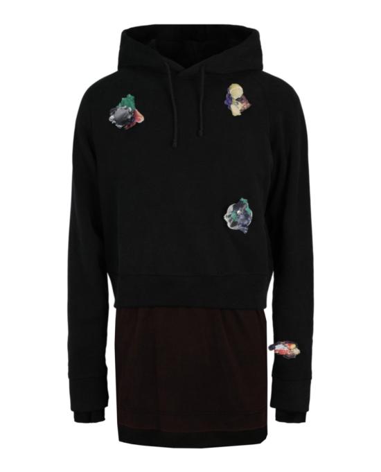  지방시 후드 티셔츠 BMJ0LV 3YGS 960 90006 L Black