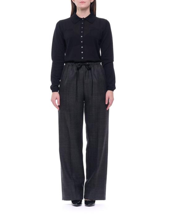 25FW 포르테포르테 스트레이트 팬츠 14324 Black - FORTE FORTE