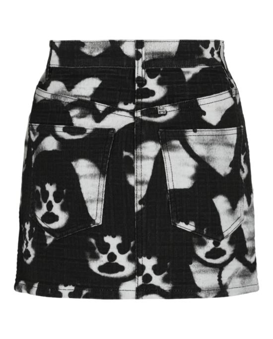  지방시 데님 스커트 BW40J3 50QJ 116 10022 36 Black - GIVENCHY