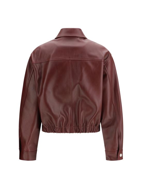 26SS 베르사체 가죽 자켓 10228131A16885 1RC30 BORDEAUX - VERSACE