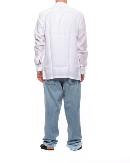 25FW 파올로페코라 긴팔 셔츠 G061 White - PAOLO PECORA MILANO