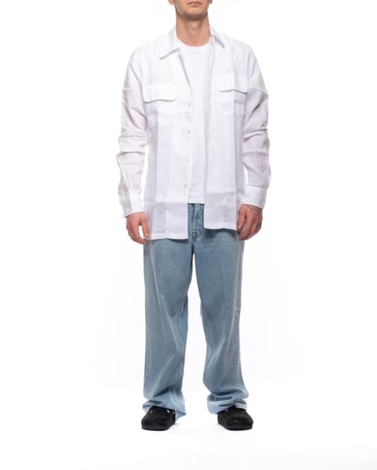 25FW 파올로페코라 긴팔 셔츠 G061 White