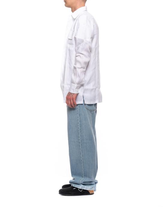 25FW 파올로페코라 긴팔 셔츠 G061 White - PAOLO PECORA MILANO
