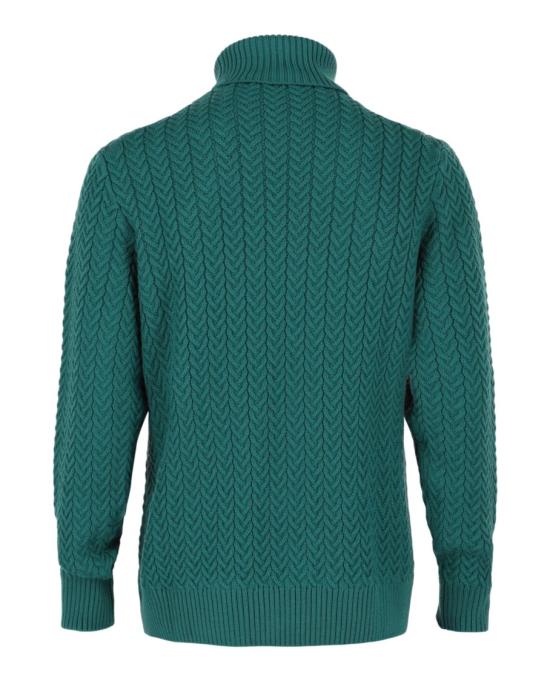  슬로웨어 터틀넥 810105 ZN228 Z1634 31038 48 Green - SLOWEAR