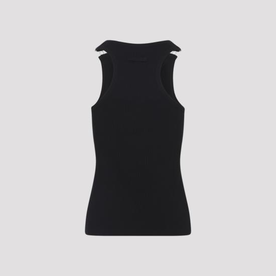 26SS 장 폴 고티에 민소매 티셔츠 2503UTO380J014 Black - JEAN PAUL GAULTIER