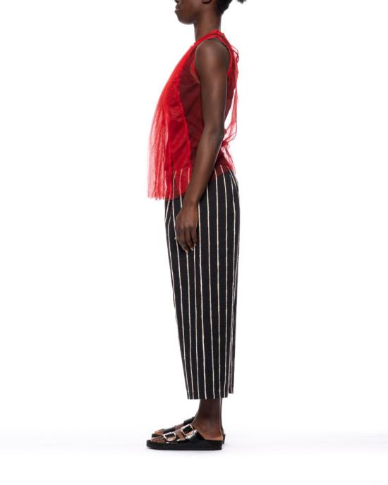 25FW 마리아 칼데라라 민소매 티셔츠 T106 Black - MARIA CALDERARA