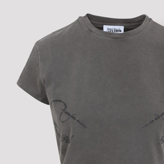 26SS 장 폴 고티에 반팔 티셔츠 2601WTO404J03204 Grey - JEAN PAUL GAULTIER