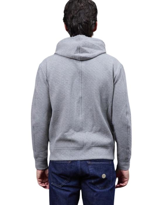 25FW 파올로페코라 후드 티셔츠 E011 8995 Grey - PAOLO PECORA