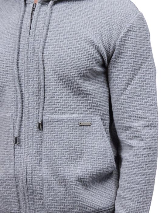 25FW 파올로페코라 후드 티셔츠 E011 8995 Grey - PAOLO PECORA