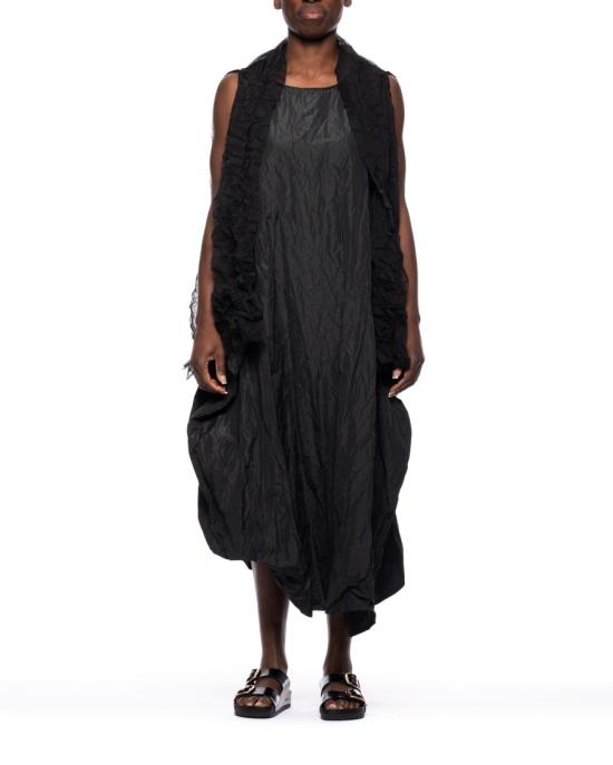 25FW 마리아 칼데라라 베스트 T112 Black