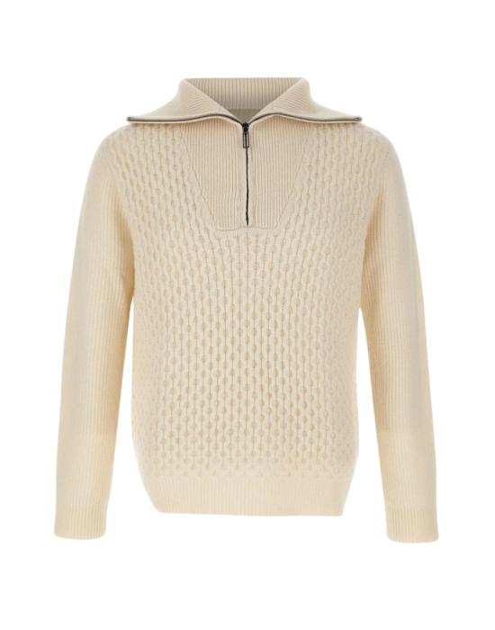 25FW 파올로페코라 집업 니트 A067 1102 Neutrals