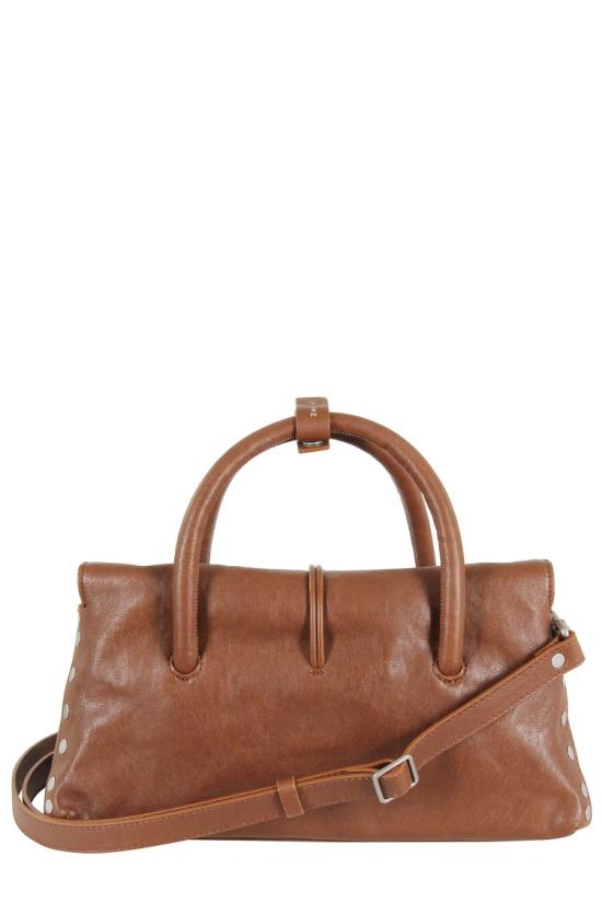 25FW 자넬라토 숄더백 068750 2100000 S 097 Brown - ZANELLATO