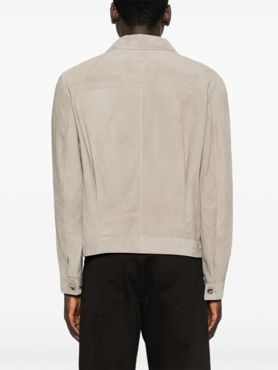 26SS 브루넬로 쿠치넬리 가죽 자켓 MPCFN2064 C8087 KAKI - BRUNELLO CUCINELLI