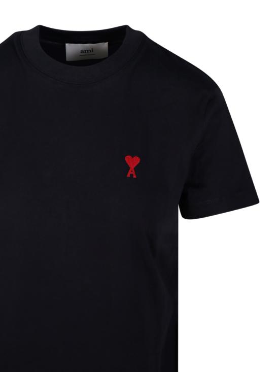 26SS 아미 반팔 티셔츠 BFUTS035 724 001 BLACK - AMI