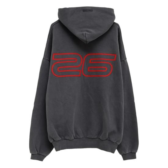 26SS 피어오브갓 후드 티셔츠 192HO256562F IRGRE GREY - FEAR OF GOD