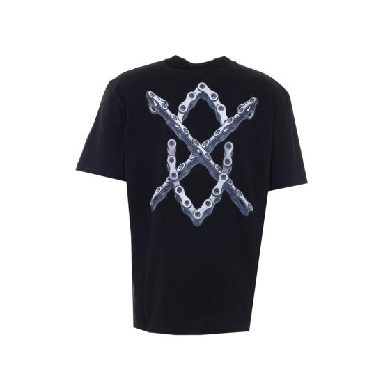 26SS 데일리 페이퍼 반팔 티셔츠 2610042 CHAIN SHIE BLACK - DAILY PAPER