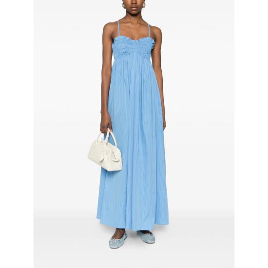 26SS 페이스풀더브랜드 롱 원피스 FF4569 MAZ PRESA MAXI MIAZU BLUE - FAITHFULL THE BRAND