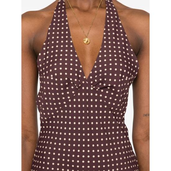 26SS 페이스풀더브랜드 롱 원피스 FF4572 PCP ROSA MAXI POLKC BROWN NEUTRALS - FAITHFULL THE BRAND