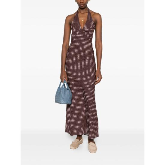 26SS 페이스풀더브랜드 롱 원피스 FF4572 PCP ROSA MAXI POLKC BROWN NEUTRALS - FAITHFULL THE BRAND