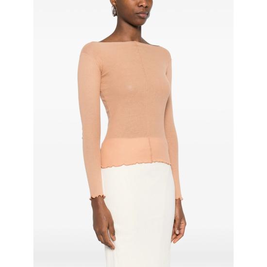 26SS 베이스레인지 긴팔 티셔츠 TTPAL CR PAMA LONG AURAL NEUTRALS - BASERANGE