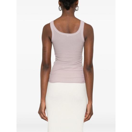 26SS 베이스레인지 민소매 티셔츠 TTHTK CR HEART VEPUR PURPLE - BASERANGE