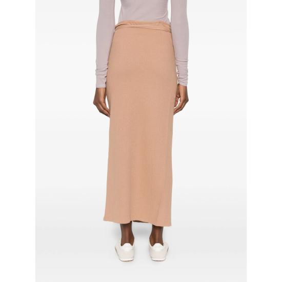 26SS 베이스레인지 롱 스커트 SSBR CR BRIG BROWN NEUTRALS - BASERANGE