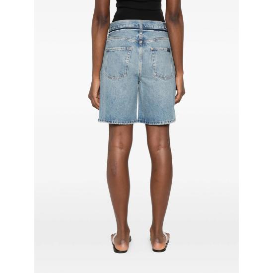 26SS 세븐포올맨카인드 숏팬츠 7U870E35 LOLA 3DL BLUE - 7 FOR ALL MANKIND