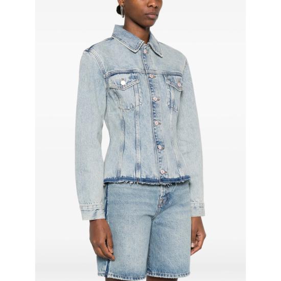 26SS 세븐포올맨카인드 데님 자켓 7U7I0E35 CINCHED 3BX BLUE - 7 FOR ALL MANKIND