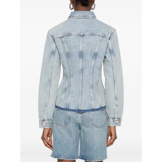 26SS 세븐포올맨카인드 데님 자켓 7U7I0E35 CINCHED 3BX BLUE - 7 FOR ALL MANKIND