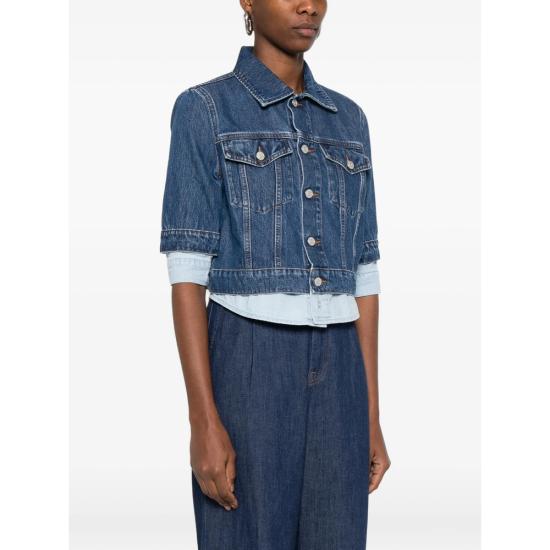 26SS 세븐포올맨카인드 데님 자켓 7U7H0E52 DOUBLE LAY 3DM BLUE - 7 FOR ALL MANKIND