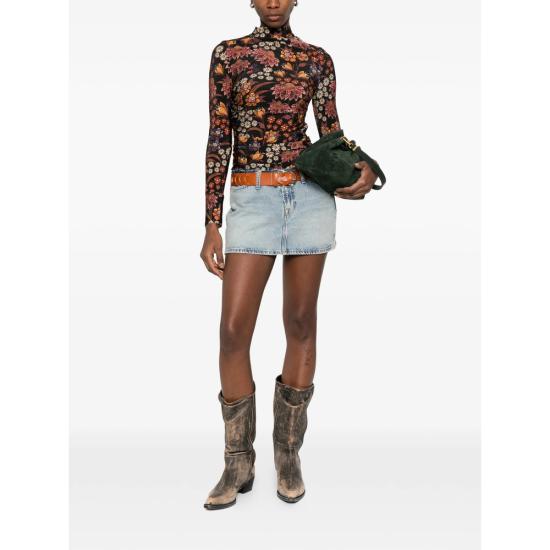 26SS 세븐포올맨카인드 데님 스커트 7UY90E35 CHERRY 3BX BLUE - 7 FOR ALL MANKIND