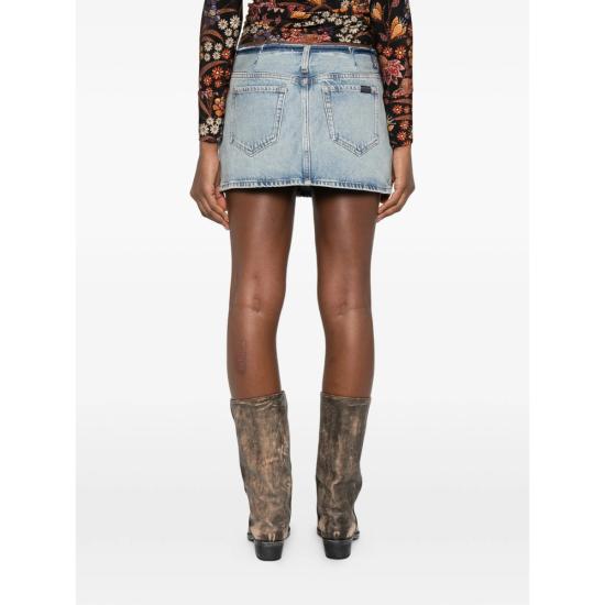 26SS 세븐포올맨카인드 데님 스커트 7UY90E35 CHERRY 3BX BLUE - 7 FOR ALL MANKIND